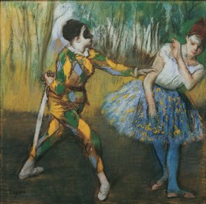 Harlekin und Colombine