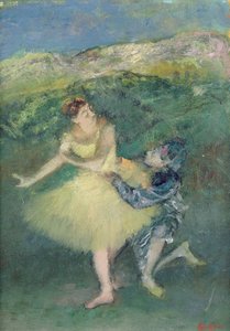 Harlekin und Colombine, ca. 1886-90