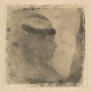 Kopf einer Frau im Profil, 1879-80