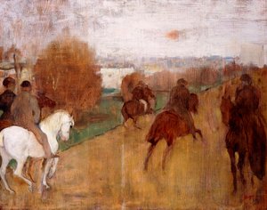 Reiter auf einer Straße, 1864-68