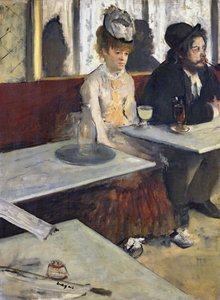 In einem Café, oder Der Absinth, ca. 1875-76 von Edgar Degas