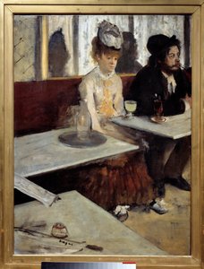 In einem Café auch genannt "Absinthe" Gemälde von Edgar Degas (1834-1917) 1875-1876. Dim. 92x68 m. Paris, Musée d