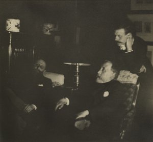 Jules Taschereau, Edgar Degas und Jacques-Emile Blanche, Dezember 1895