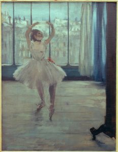Die Tänzerin beim Fotografen von Edgar Degas