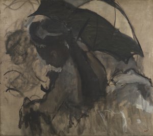 Dame mit einem Sonnenschirm, 1870-72