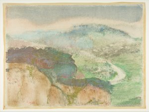 Landschaft von Edgar Degas