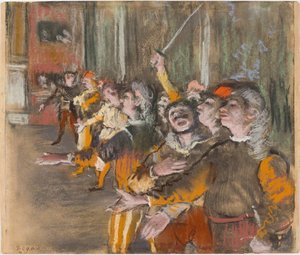 Les Choristes (Die Chorsänger), 1877 von Edgar Degas