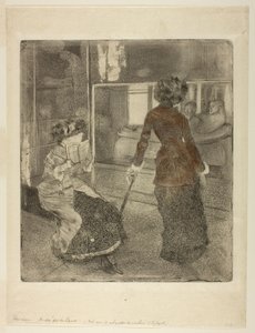 Mary Cassatt im Louvre: Die etruskische Galerie von Edgar Degas