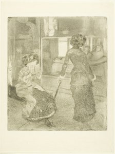 Mary Cassatt im Louvre: Die etruskische Galerie, 1879?-80