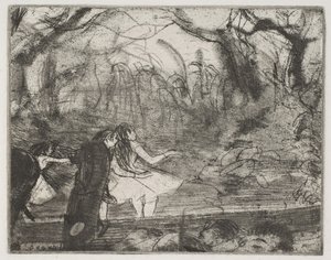 Auf der Bühne III, 1876-77 von Edgar Degas
