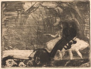 Auf der Bühne von Edgar Degas