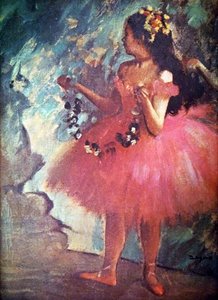 Tänzerin im Rosenkleid von Edgar Degas