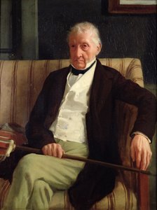 Porträt von Hilaire Degas (1770-1858), Großvater des Künstlers, 1857