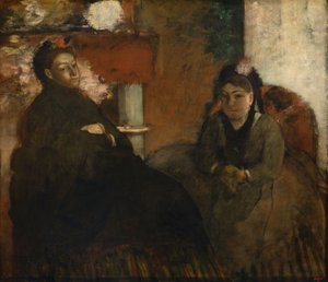 Porträt von Mme Lisle und Mme Loubens von Edgar Degas