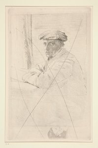 Porträt des Graveurs Joseph Tourny von Edgar Degas