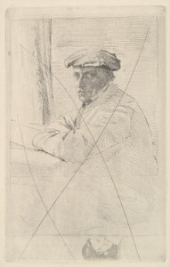 Porträt des Graveurs Joseph Tourny, 1857 von Edgar Degas