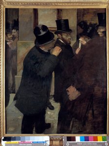 Porträts an der Börse oder „A la Bourse“ von Edgar Degas