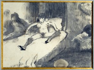 Ruhe auf dem Bett von Edgar Degas
