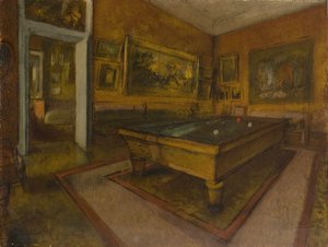 Billardzimmer im Ménil-Hubert