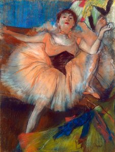 Sitzende Tänzerin, 1879-1880