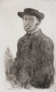 Selbstporträt von Edgar Degas