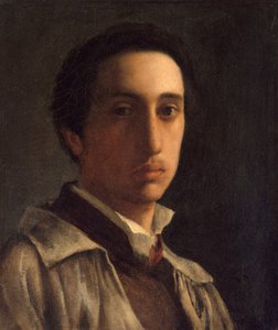 Selbstporträt, ca. 1855-56 von Edgar Degas