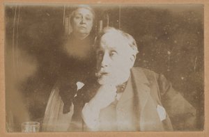 Selbstporträt mit Zoé Closier von Edgar Degas