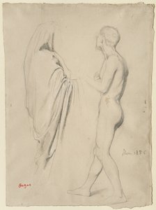 Studie für "Dante und Virgil"