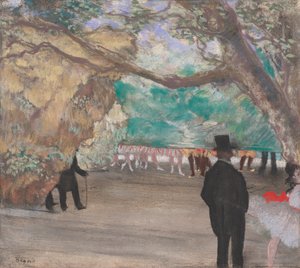 Der Vorhang, ca. 1880 von Edgar Degas