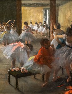 Die Tanzklasse (Detail) von Edgar Degas