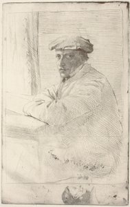 Der Graveur Joseph Tourny (Le graveur Joseph Tourny) von Edgar Degas