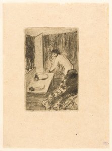 Das kleine Ankleidezimmer von Edgar Degas