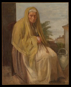 Die alte italienische Frau von Edgar Degas