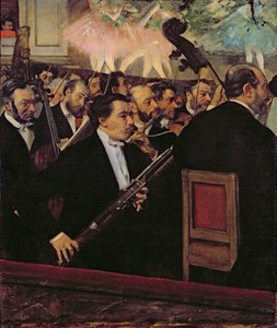 Das Opernorchester, um 1870 von Edgar Degas