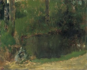 Der Teich im Wald, ca. 1868