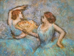 Zwei Tänzer (Detail). Um 1905