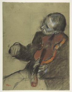 Geiger, Studie für "Die Tanzstunde" von Edgar Degas
