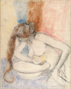Frau beim Baden, ca. 1897