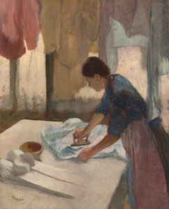 Frau beim Bügeln, begonnen ca. 1876, abgeschlossen ca. 1887