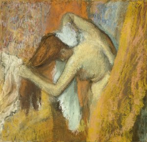 Frau bei ihrer Toilette von Edgar Degas