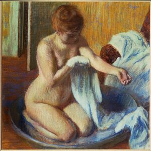 Frau in einer Badewanne von Edgar Degas