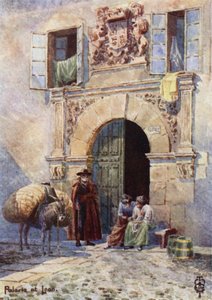 Nordspanien: Leon, eine alte Palasttür