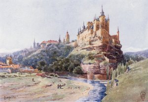 Nordspanien: Segovia, Der Alcazar von Edgar T. A. Wigram