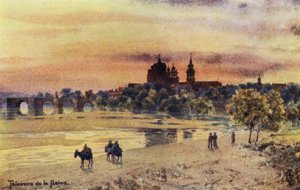 Nordspanien: Talavera de la Reina, von den Ufern des Tajo