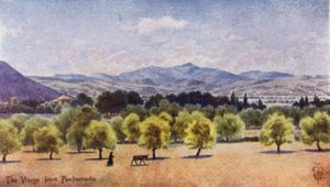 Nordspanien: Das Vierzo, von Ponferrada, Blick auf den Pass von Piedrafita