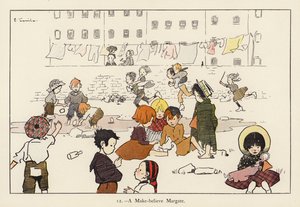 Ein vorgetäuschtes Margate (Farblithografie)