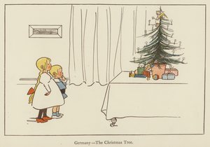 Deutschland, der Weihnachtsbaum von Edith Farmiloe