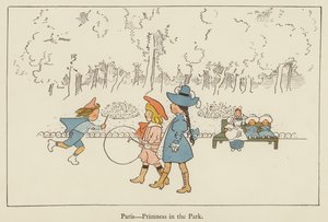 Paris, Zierlichkeit im Park
