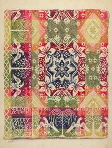 Doppelseitige Decke von Edith Magnette