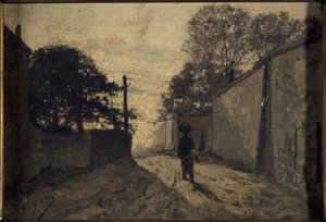 Rue Saint-Vincent in Montmartre, ca. 1865